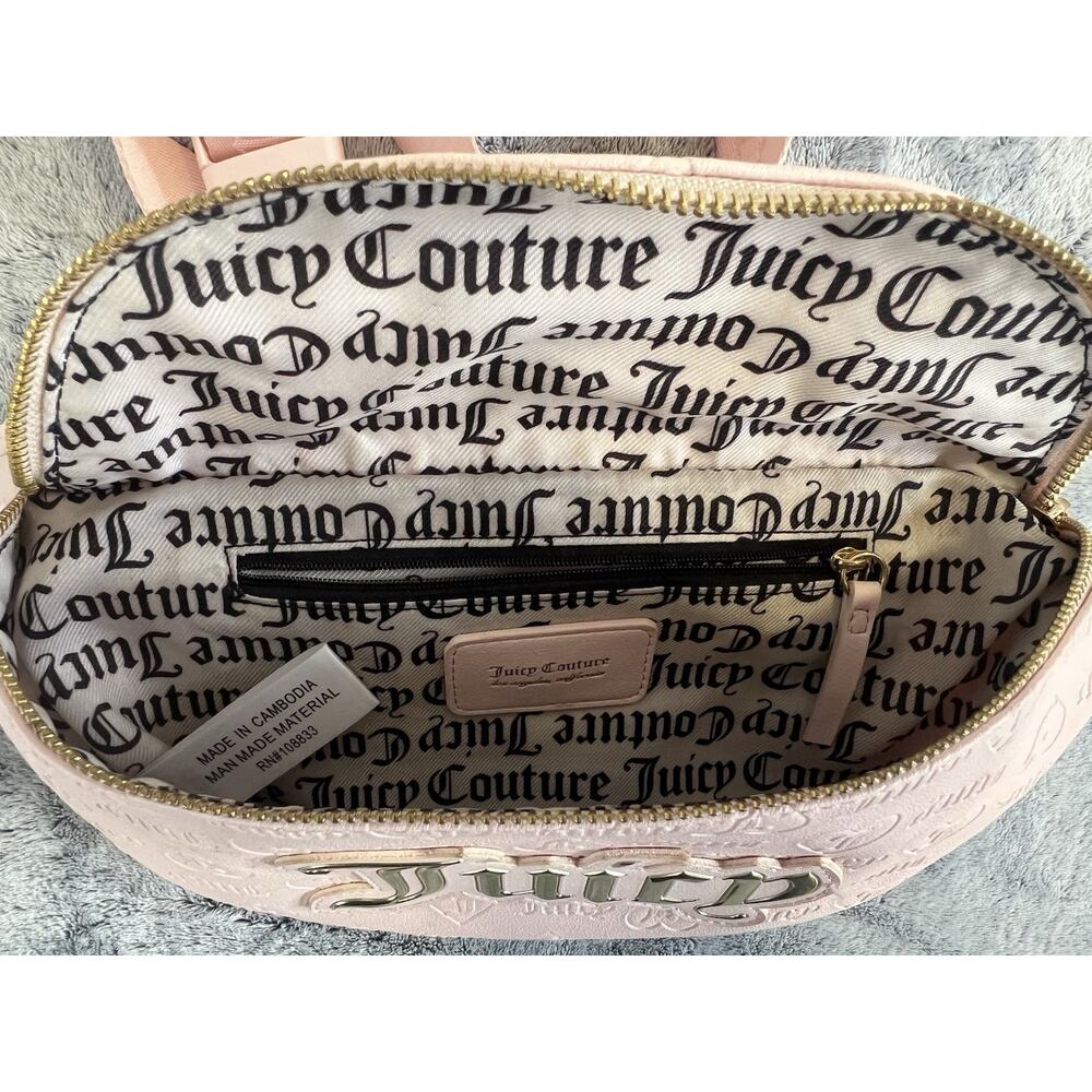 Juicy Couture Fanny Pack/Belt Bag Handbag pack pink - Picture 4 of 13